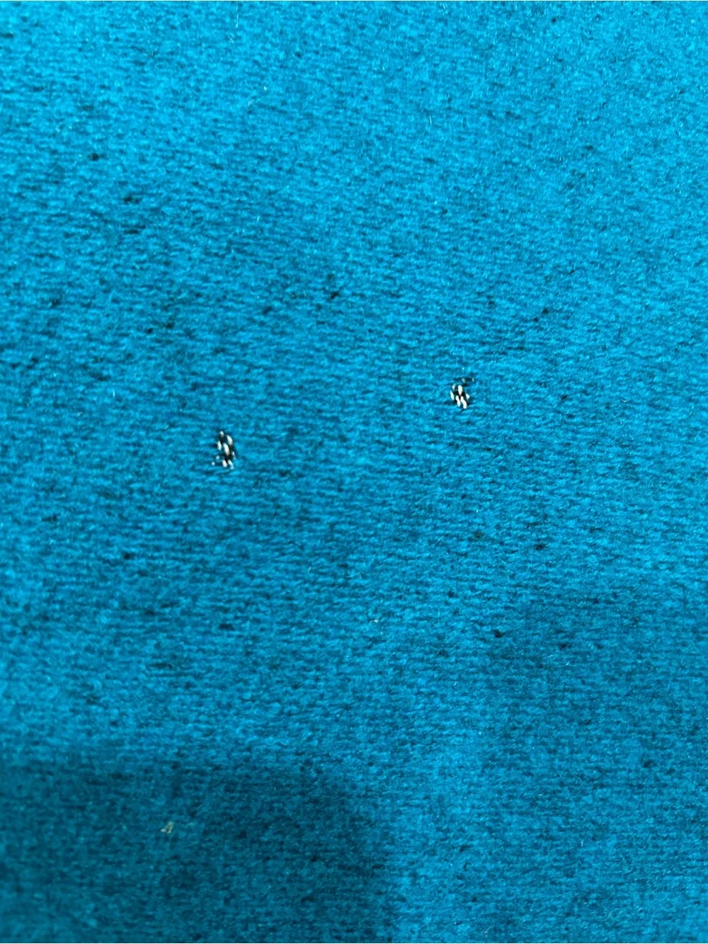 Vintage turquoise woven wool cowboy western blanket.Blue/black 90in x 60in